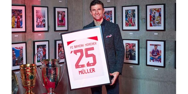 FC Bayern München Thomas Müller, einer der Vertreter des traditionellen Fußballs